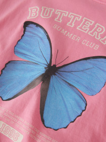 NAME IT T-shirt Votia Pink Drink